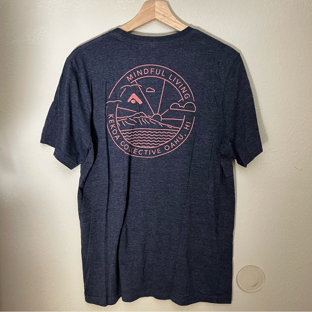 Kekoa Collective Blue T-Shirt Size Large - Picture 2 of 4